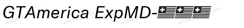 GTAmerica ExpMD字体转换